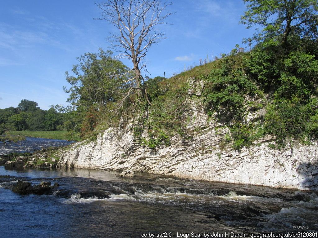 River Wharfe at Loup Scar