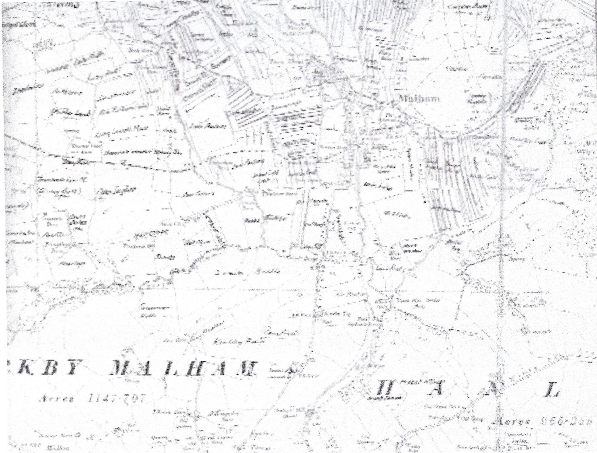 Fig 2 Hand annotated map of Malham Fig 2 Hand annotated map of Malham