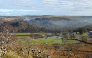 A view of Grass Wood from the west by Chris Alder
